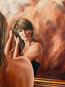ORIGINAL Painting Thoughtful Reflection 2 by Mark Braithwaite