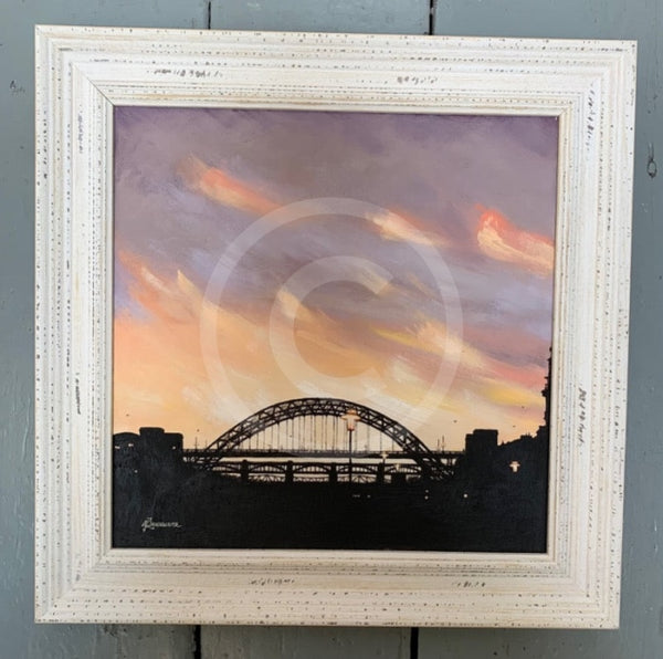 ORIGINAL Pastel Skies, The Tyne Bridge by Mark Braithwaite