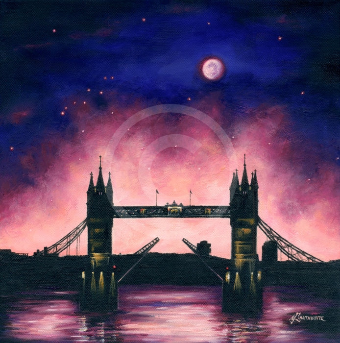 Starry Night, Tower Bridge, London, Lynx by Mark Braithwaite