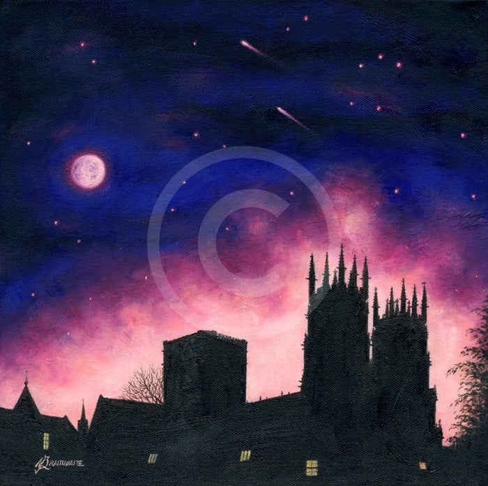 Starry Night, York Minster from Deans Park, Auriga by Mark Braithwaite