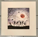 ORIGINAL Zombie Apocalypse, Blood Moon, Dance Macabre by Mark Braithwaite