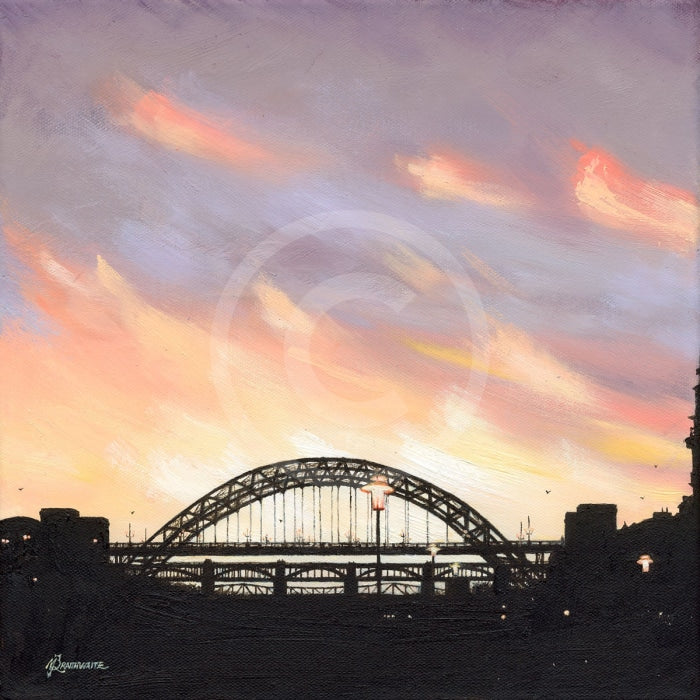 Pastel Skies, The Tyne Bridge by Mark Braithwaite