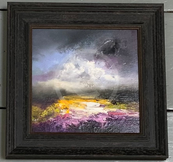 Purple Fields - ORIGINAL Oil Painting by Anna Schofield