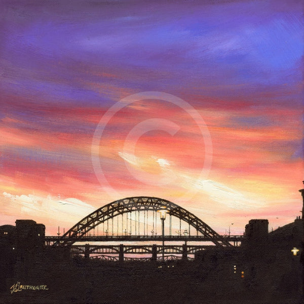 Purple Haze, The Tyne Bridge by Mark Braithwaite