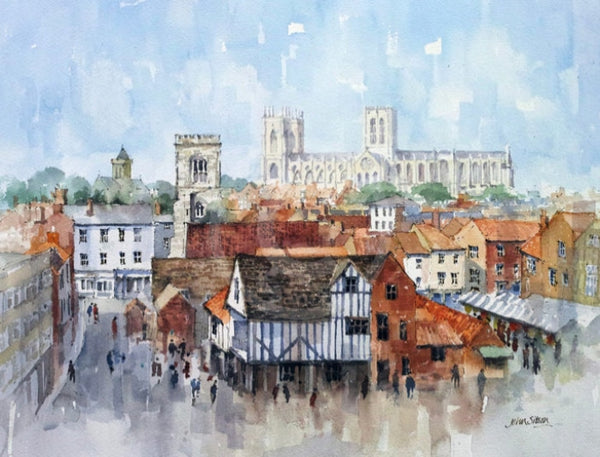 Rooftops And York Minster By John Sibson