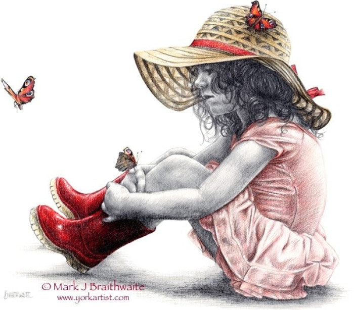 Rosebud 15 - Madame Butterfly By Mark Braithwaite