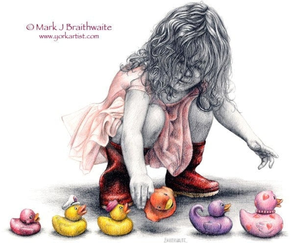 Rosebud 23 - Putting Her Ducks In A Row By Mark Braithwaite