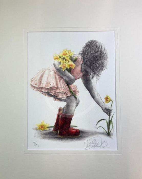 Rosebud Limited Edition - Flower Girl by Mark Braithwaite