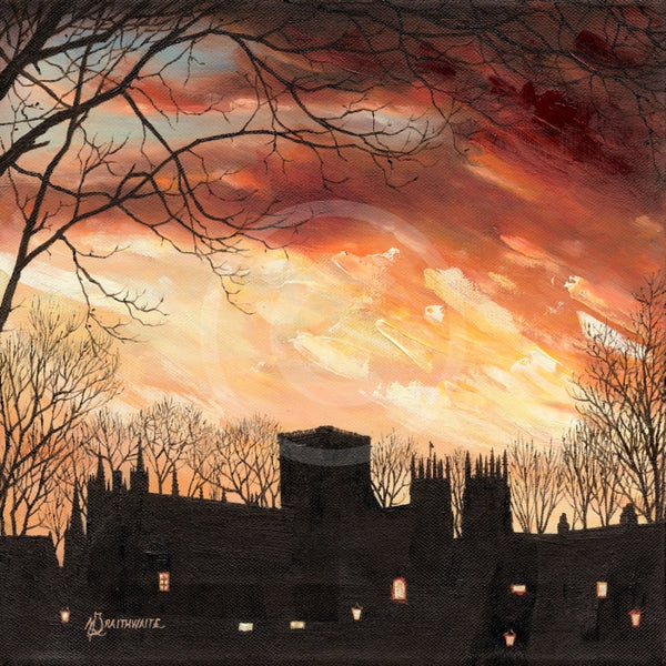 Rouge Sunset, York Minster from St John Street by Mark Braithwaite