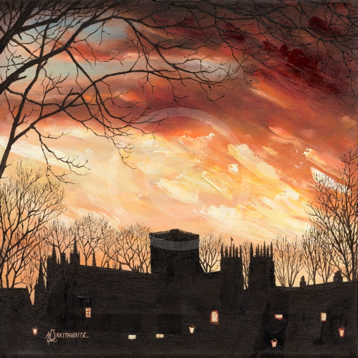 Rouge Sunset, York Minster from St John Street by Mark Braithwaite
