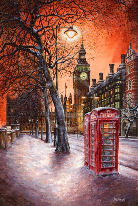 Silent Night Study Westminster London By Mark Braithwaite