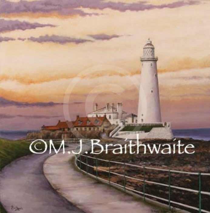 St Marys Lighthouse By Mark Braithwaite