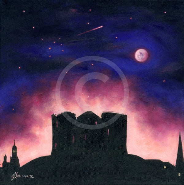 Starry Night, Clifford's Tower, Camelopardis by Mark Braithwaite