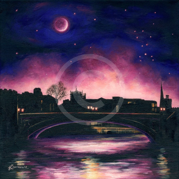 Starry Night, Lendal Bridge, York, Bootes by Mark Braithwaite