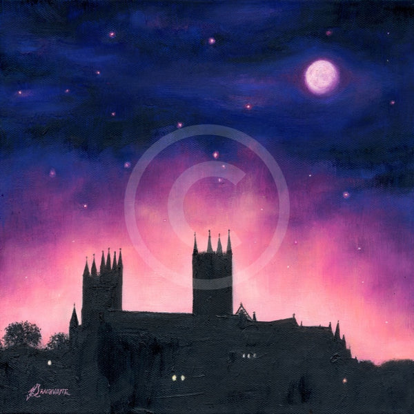 Starry Night, Lincoln Cathedral, Aries by Mark Braithwaite