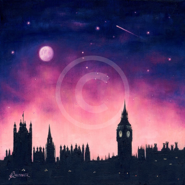 Starry Night, Westminster, London, Ursa Minor by Mark Braithwaite