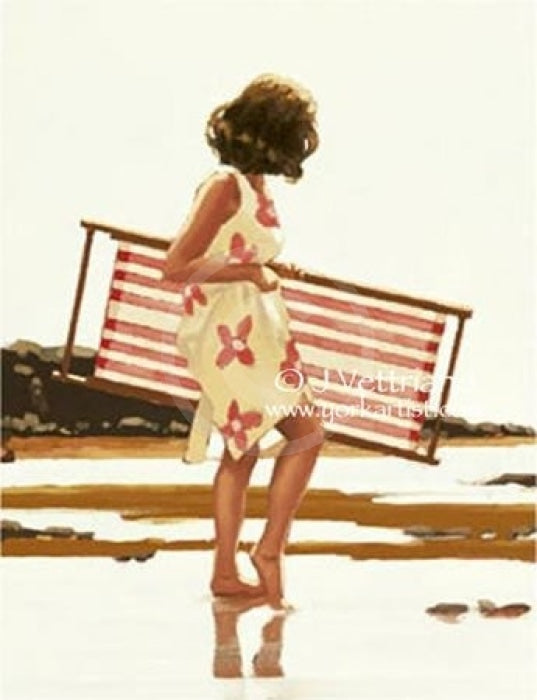 Sweet Bird Of Youth (Study) By Jack Vettriano Mounted Miniature