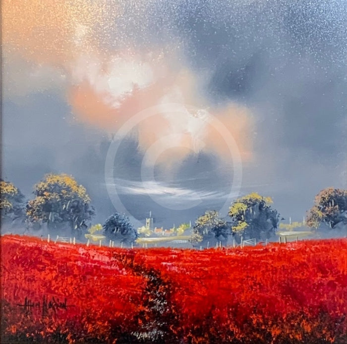 The  Way Home - Crimson Fields ORIGINAL by Allan Morgan