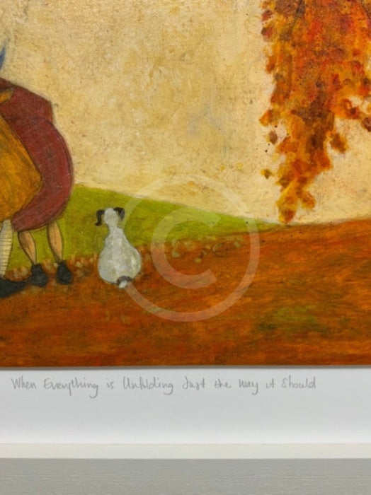 When Everything Is Unfolding Just the Way It Should REMARQUE LIMITED EDITION by Sam Toft
