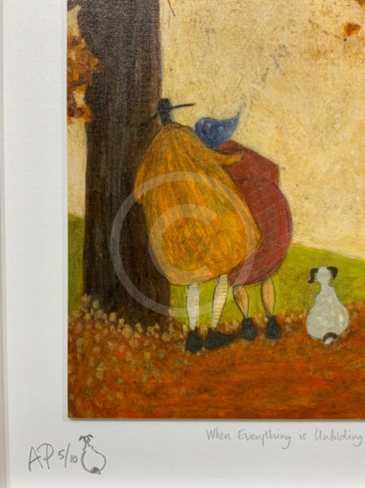 When Everything Is Unfolding Just the Way It Should REMARQUE LIMITED EDITION by Sam Toft