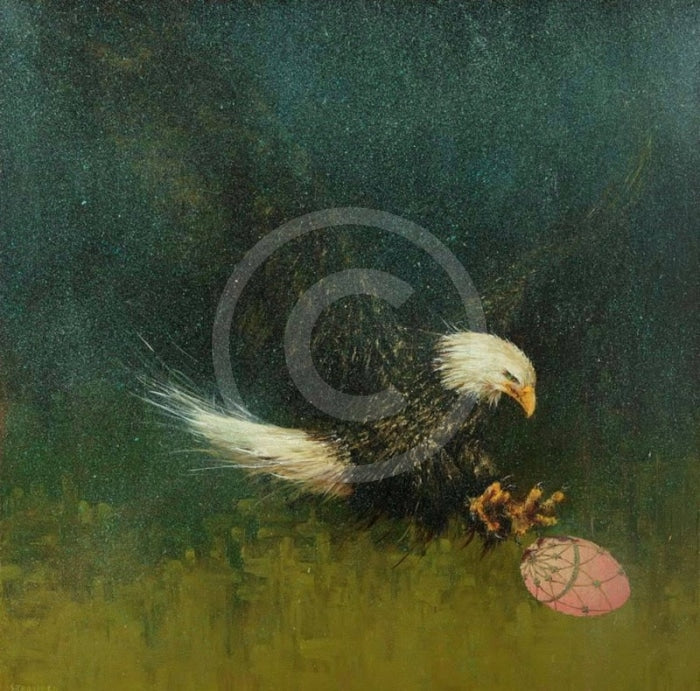 Where Eagles Dare, Bird of Prey Print by Amanda Stratford 