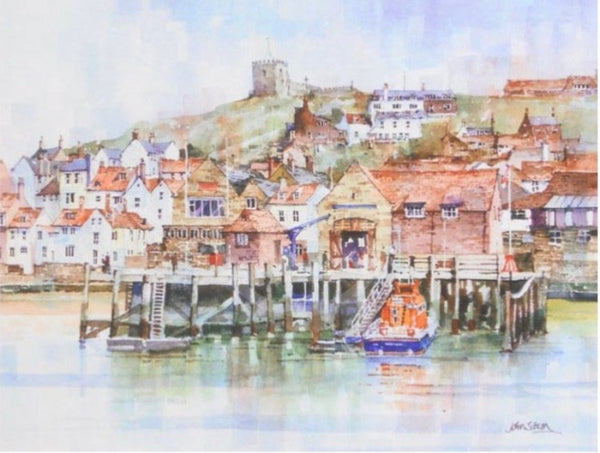 Whitby, Lifeboat Landing by John Sibson