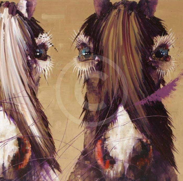 White Light, Equestrian Horse Print by Amanda Stratford 