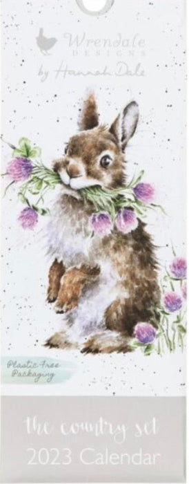 Wrendale Slimline Calendar 2023 by Hannah Dale